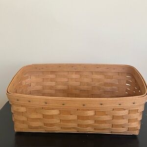 Longaberger 2003 Angled Vanity Basket